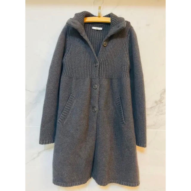 Chloe(クロエ)のChloeクロエ　ニットコート　子供用　8才 130cm キッズ/ベビー/マタニティのキッズ服女の子用(90cm~)(カーディガン)の商品写真