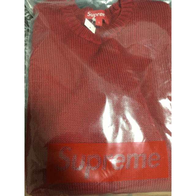 Supreme(シュプリーム)のシュプリーム　supreme セーター back logo sweater メンズのトップス(ニット/セーター)の商品写真