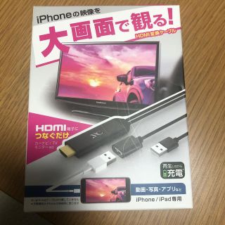 アイフォーン(iPhone)の変換ケーブル(映像用ケーブル)