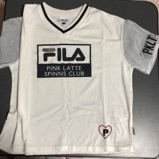 ピンクラテ(PINK-latte)のPinklatte&FILA &Spinns Tシャツ　165(Tシャツ/カットソー)