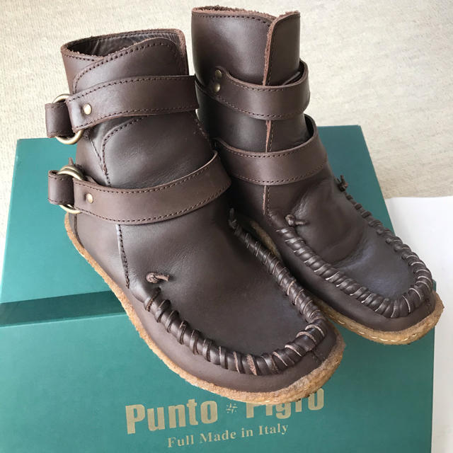 Punto Pigro プントピグロ ブーツ 36靴/シューズ - vitaghealth.com