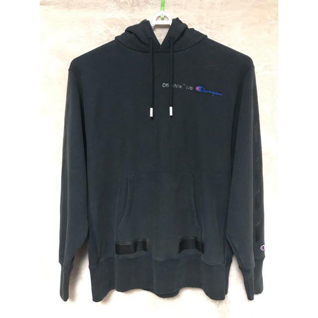 off-white × champion hoodie