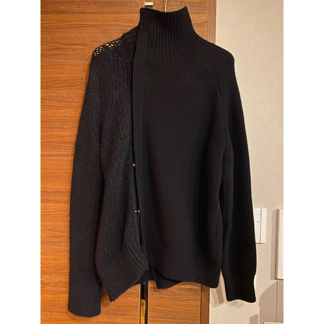 ニット/セーターsacai サカイ 19SS ジップアップ ニット ジャケット 未使用