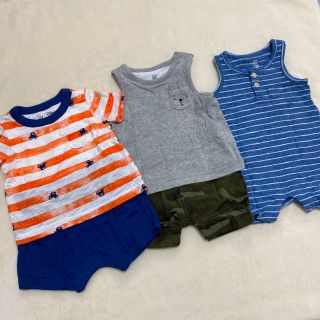 ベビーギャップ(babyGAP)の【美品】ベビーギャップ★ロンパース カバーオール 3枚セット(カバーオール)