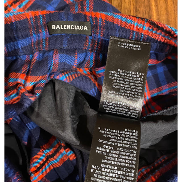 Balenciaga(バレンシアガ)の専用 BALENCIAGA バレンシアガ 19aw チェック パンツ 国内正規品 メンズのパンツ(ワークパンツ/カーゴパンツ)の商品写真