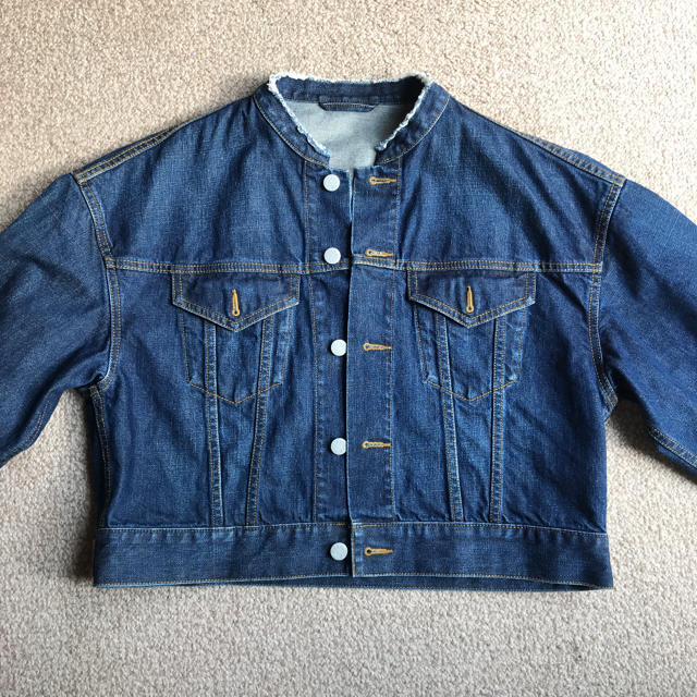 女性が喜ぶ♪ 美品 MACPHEE ノーカラーデニム羽織り トゥモローランド 女性が喜ぶ♪ 美品 MACPHEE ノーカラーデニム羽織り トゥモローランド