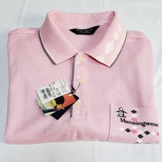 マンシングウェア(Munsingwear)の【新品・訳あり】マンシングウェア ポロシャツ長袖 L タグ付き(ポロシャツ)