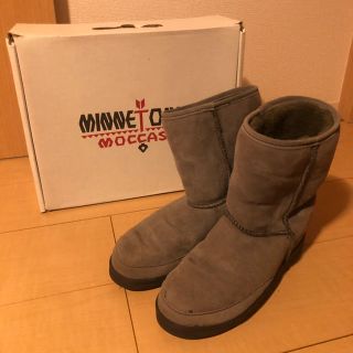 ミネトンカ(Minnetonka)のMINNETONKA（ミネトンカ）シープスキンショートブーツ(ブーツ)