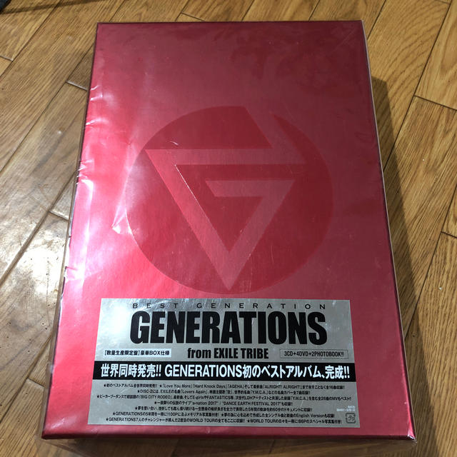 BEST GENERATION（数量限定生産盤/DVD4枚付） エンタメ/ホビーのCD(ポップス/ロック(邦楽))の商品写真