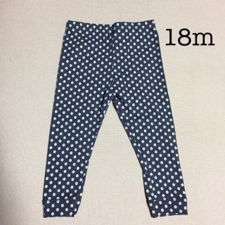 プチバトー(PETIT BATEAU)の新品未使用 プチバトー 18m グレードットカルソン(パンツ)