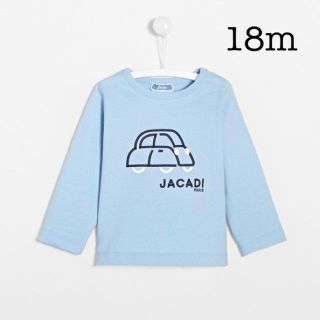 ジャカディ(Jacadi)の新品未使用　jacadi ジャカディ　18m 長袖Ｔシャツ　水色(Ｔシャツ)