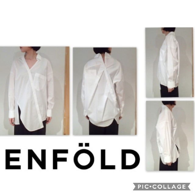 【定価28000円】ENFOLD　アシンメトリーデザインシャツ