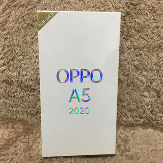 ラクテン(Rakuten)のアンキナ様専用　OPPO A5 2020 ブルー　SIMフリー　(スマートフォン本体)