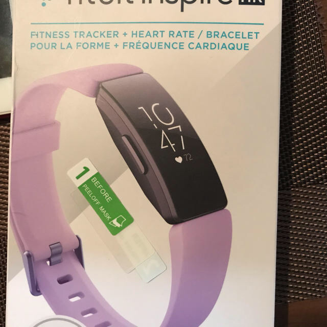 りらつくまさま専用⭐︎Fitbit Inspire HR  保護フィルム付