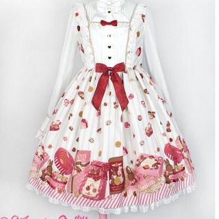 アンジェリックプリティー(Angelic Pretty)のbonbon bunny(ひざ丈ワンピース)