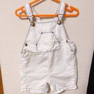 プチバトー(PETIT BATEAU)のプチバトー　サロペット　オーバーオール　PETITBATEAU 70(ロンパース)