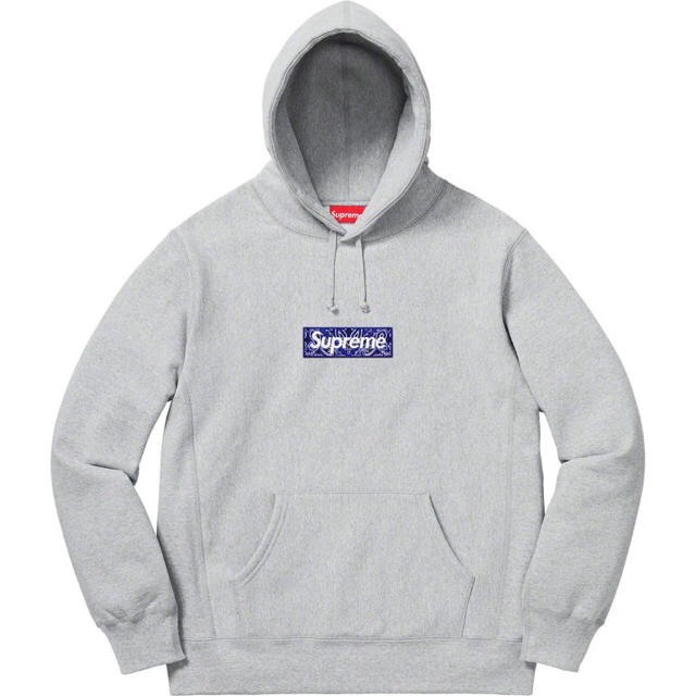 19fw supreme small box ボックスロゴ Ｌ パーカーメンズ - www