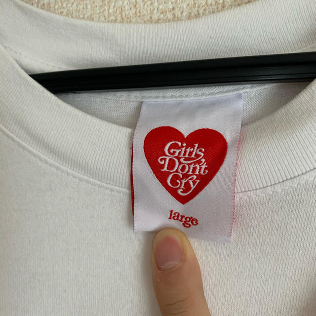 GDC(ジーディーシー)のgirl's don't cry Tシャツ　Lサイズ　おまけ付き メンズのトップス(Tシャツ/カットソー(半袖/袖なし))の商品写真