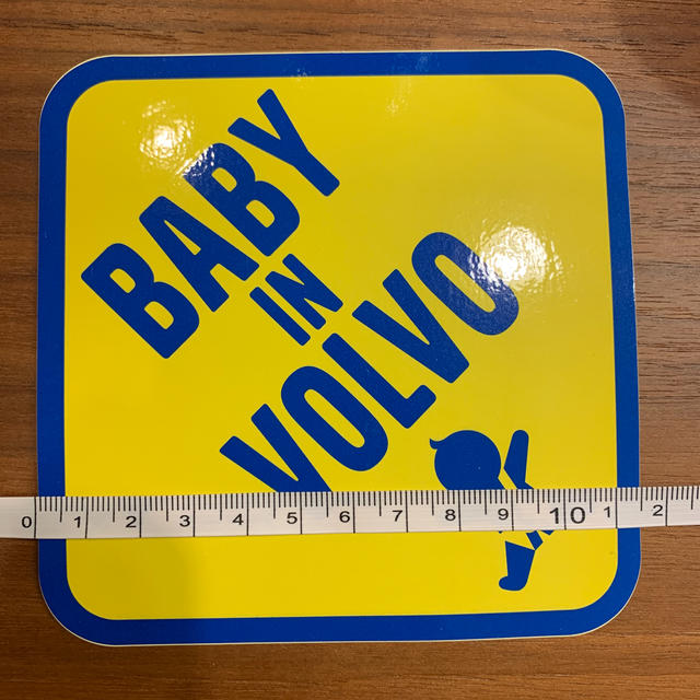 Volvo(ボルボ)のBABY IN VOLVO チャイルドステッカー　非売品 自動車/バイクの自動車(その他)の商品写真