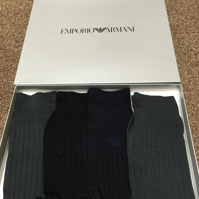 Emporio Armani(エンポリオアルマーニ)のEMPORIO ARMANIビジネスソックス メンズのレッグウェア(ソックス)の商品写真