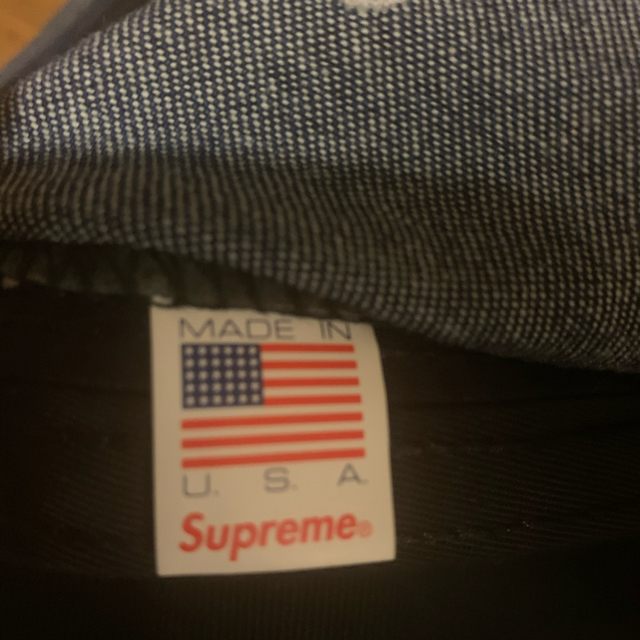 19SS Supreme Washed Chino Twill Camp Cap