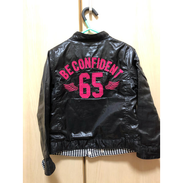 BeBe(ベベ)のお値下げ！　ジャンパー アウター ライダージャケット BEBE  キッズ 110 キッズ/ベビー/マタニティのキッズ服男の子用(90cm~)(ジャケット/上着)の商品写真