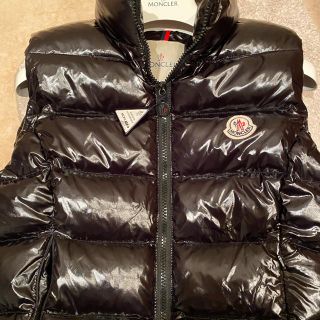 モンクレール(MONCLER)のモンクレールレディス　ベストダウンxs黒(ダウンベスト)