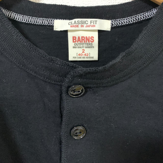 Barns OUTFITTERS(バーンズアウトフィッターズ)のbarnsoutfitters barns ヘンリーネック　長袖 メンズのトップス(Tシャツ/カットソー(七分/長袖))の商品写真