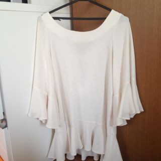 スナイデル(SNIDEL)のバックリボンチュニックワンピース♡(ひざ丈ワンピース)