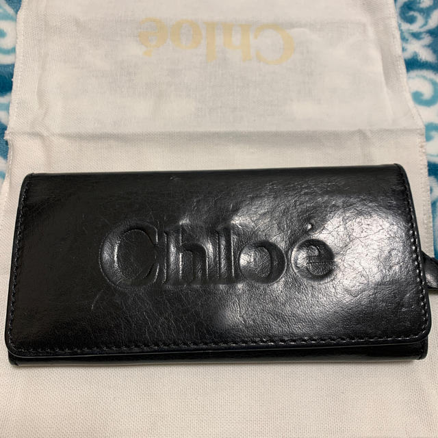 SALE/77%OFF】 未使用品 chloe 長財布 CHC16SP283043001 ブラック 300