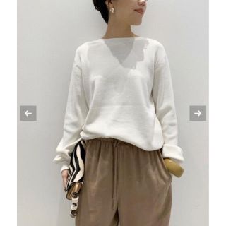 アパルトモンドゥーズィエムクラス(L'Appartement DEUXIEME CLASSE)の新品　アパルトモン　Silk * CTN 2Way カーディガン(カーディガン)