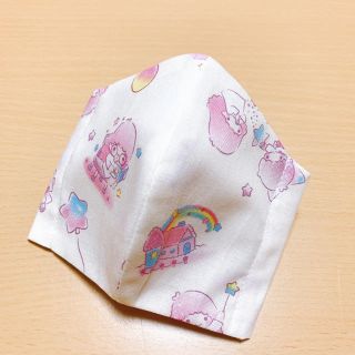 サンリオ(サンリオ)のインナーマスク　子供用　立体　キキララ　サンリオ　ハンドメイド(外出用品)