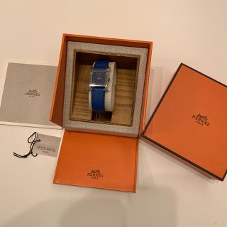 エルメス(Hermes)のYさん様専用　エルメス　Ｈウォッチ　　ブルー(腕時計)