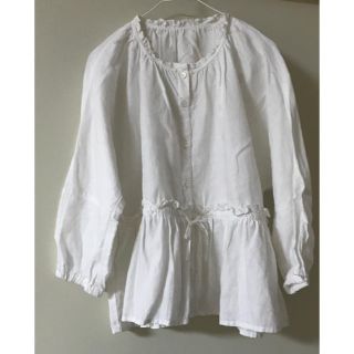 ネストローブ(nest Robe)のネストローブ  nest Robe リネンフリルブラウス(シャツ/ブラウス(長袖/七分))