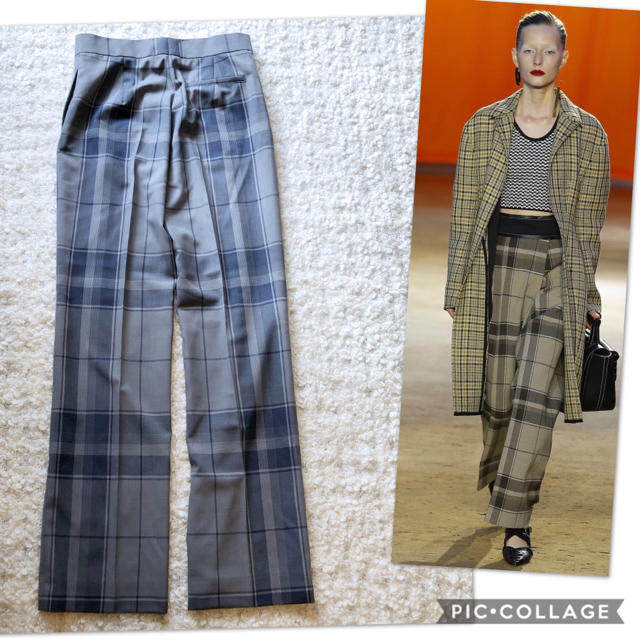 celine(セリーヌ)の未使用❤️celine❤️チェックパンツ/フィービーhermesprada レディースのパンツ(その他)の商品写真