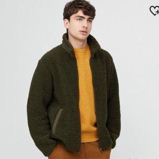 ユニクロ(UNIQLO)のユニクロ　ボアフリースジャケット　XLサイズ(ブルゾン)