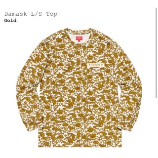 シュプリーム(Supreme)のSupreme damask ゴールド(シャツ)