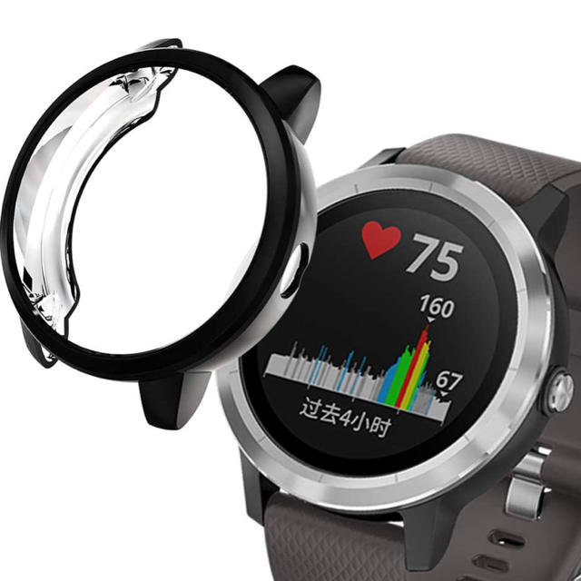 GARMIN(ガーミン)のGarmin(ガーミン) vivoactive 3専用ケース ブラック メンズの時計(腕時計(デジタル))の商品写真