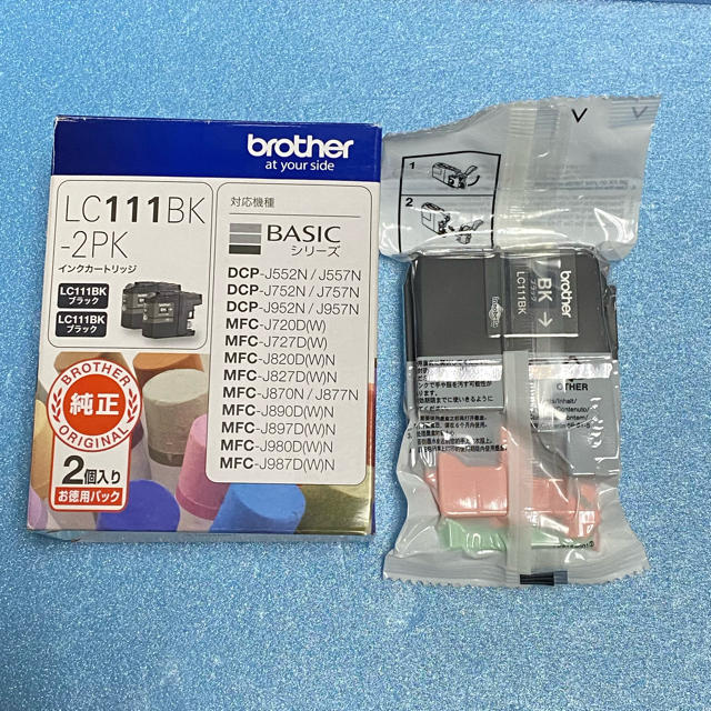 brother(ブラザー)のブラザー　インク　ブラック brother　LC111 BK 純正 インテリア/住まい/日用品のオフィス用品(OA機器)の商品写真