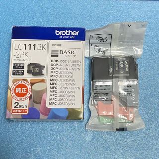 ブラザー(brother)のブラザー　インク　ブラック brother　LC111 BK 純正(OA機器)