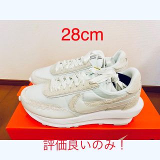 メンズNIKE LD WAFFLE SACAI 白　28cm