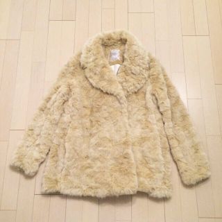 ザラ(ZARA)の【専用】最終値下【ZARA】フェイクファーコート(毛皮/ファーコート)