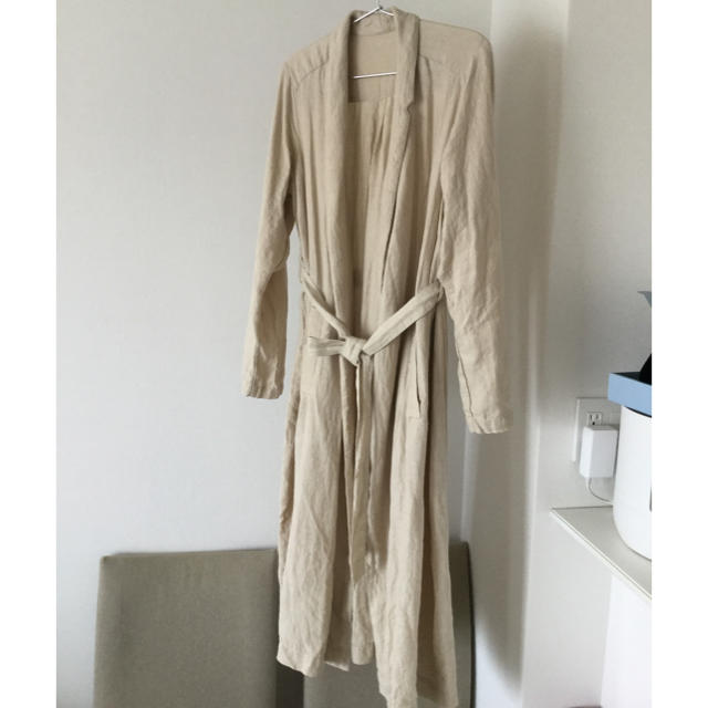 レディースnest Robe  リネンガウンコート