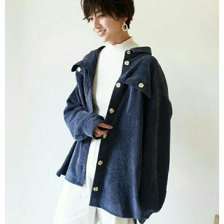 トゥデイフル(TODAYFUL)の【美品】TODAYFUL Boyfriend Corduroyシャツ ブラウス(シャツ/ブラウス(長袖/七分))