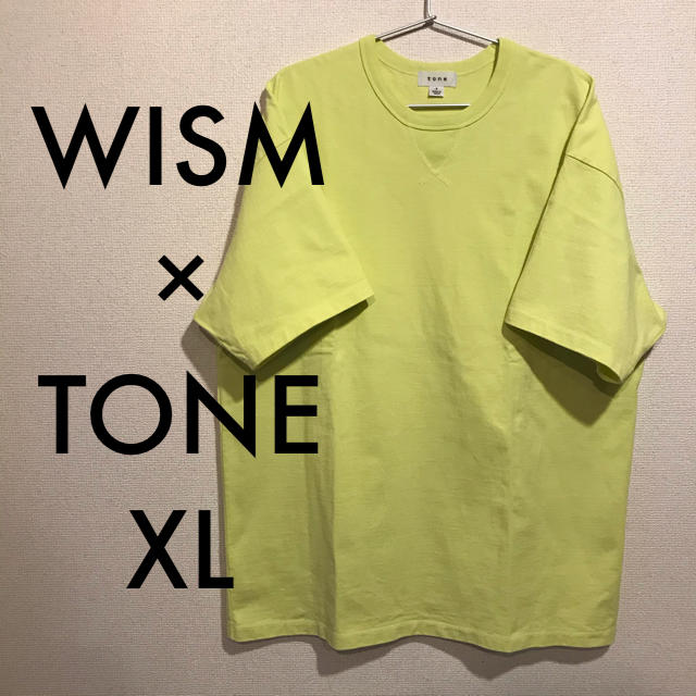 Supreme(シュプリーム)のtone トーン × WISM 3 STITCH TEE 4 黄 yellow メンズのトップス(Tシャツ/カットソー(半袖/袖なし))の商品写真