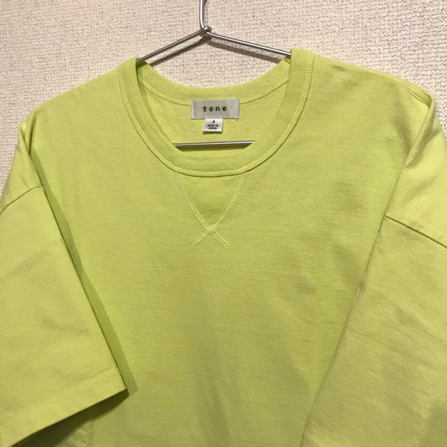 Supreme(シュプリーム)のtone トーン × WISM 3 STITCH TEE 4 黄 yellow メンズのトップス(Tシャツ/カットソー(半袖/袖なし))の商品写真