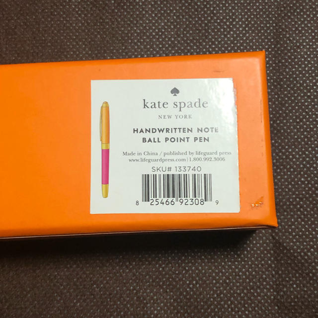 kate spade new york(ケイトスペードニューヨーク)のKateSpadeボールペン インテリア/住まい/日用品の文房具(ペン/マーカー)の商品写真