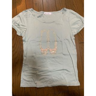 クチュールブローチ(Couture Brooch)の半袖　トップス　Tシャツ　シューズ　ミント　ミントグリーン　ワールド(Tシャツ(半袖/袖なし))