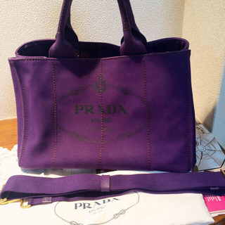 プラダ カナパ バッグ（パープル/紫色系）の通販 34点 | PRADAの 