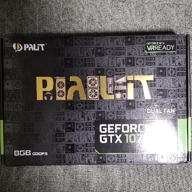 Palit GeForce GTX1070 8GB GDR5 DUALPCパーツ